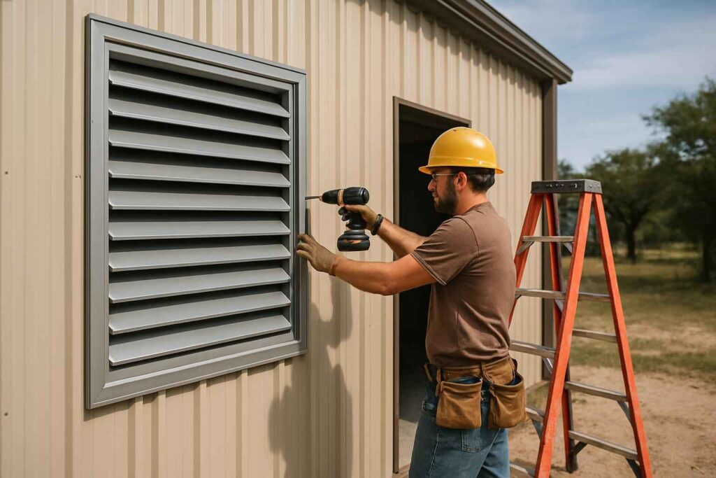 wall louver installer in cypress mill tx