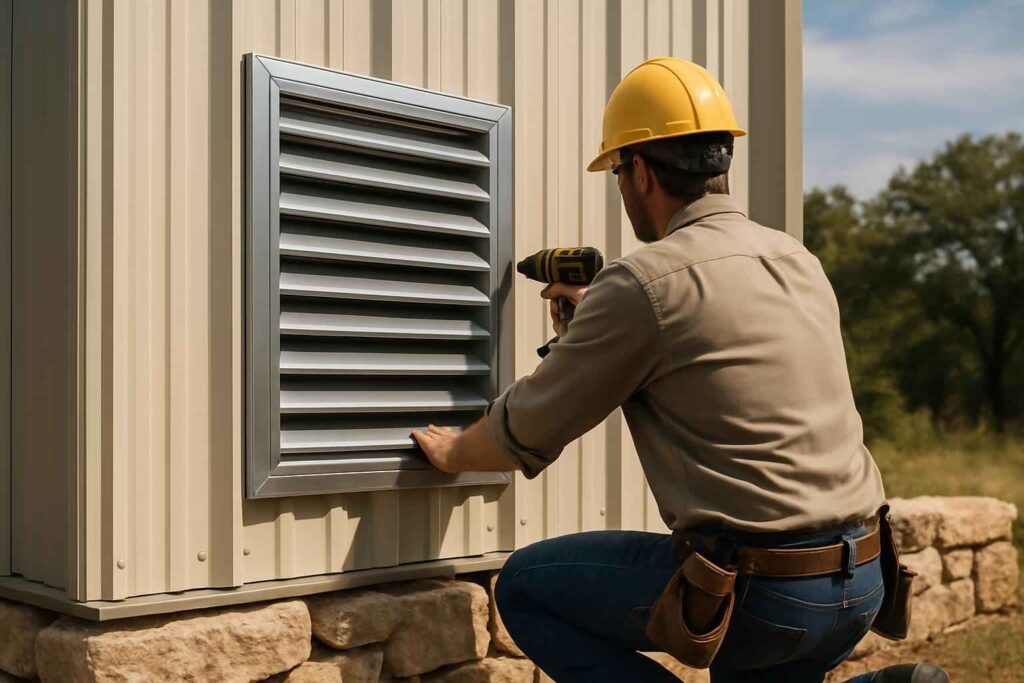 wall louver installer in granite shoals tx