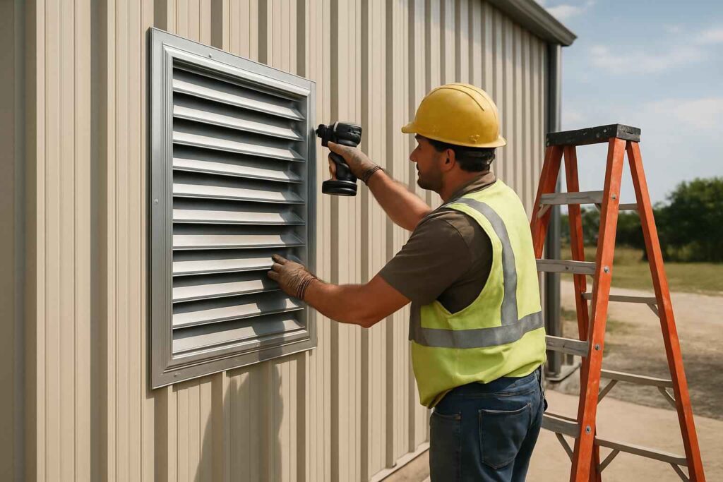 wall louver installer in hunt tx