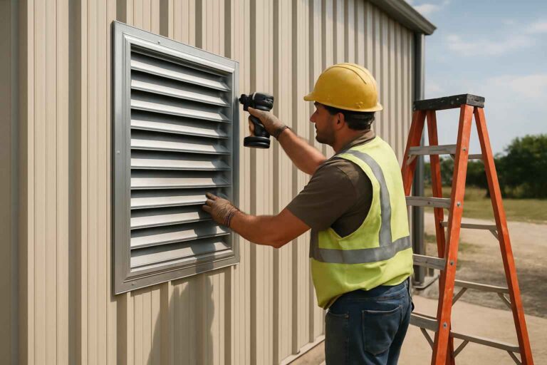wall louver installer in hunt tx
