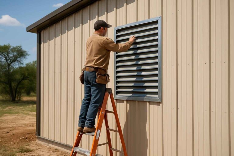 wall louver installer in llano tx