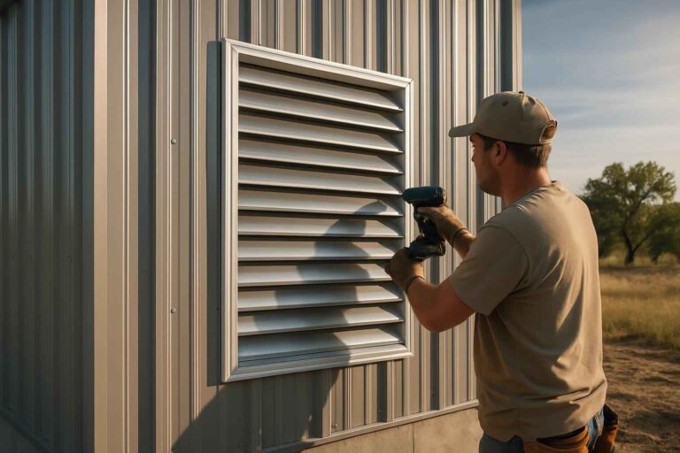 wall louver installer in round mountain tx