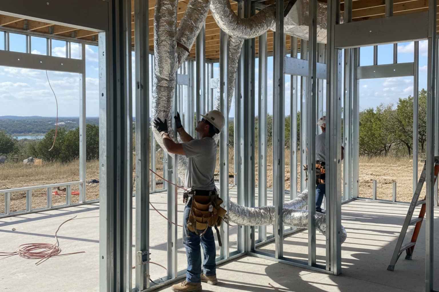 HVAC Rough In Service In Cottonwood Shores TX