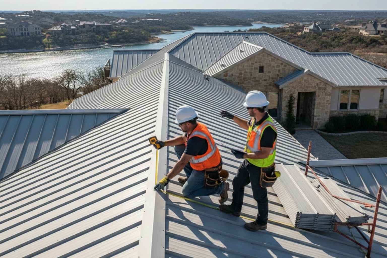 Metal Roof Cost Estimate In Horseshoe Bay TX