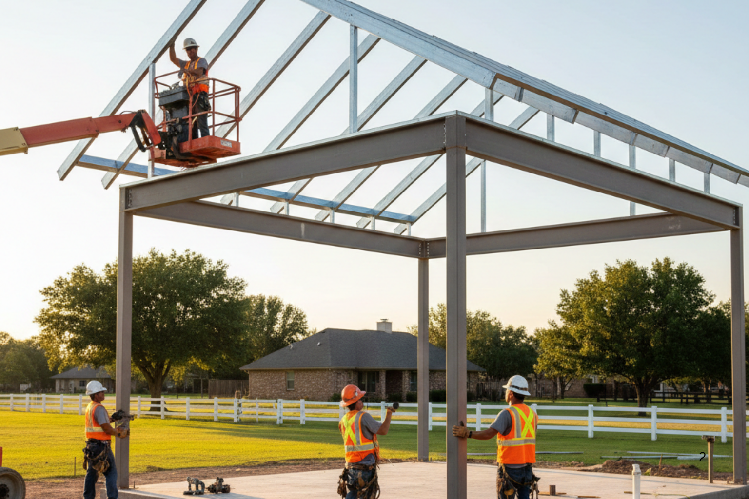 PEMB Erection Crew In Pontotoc TX