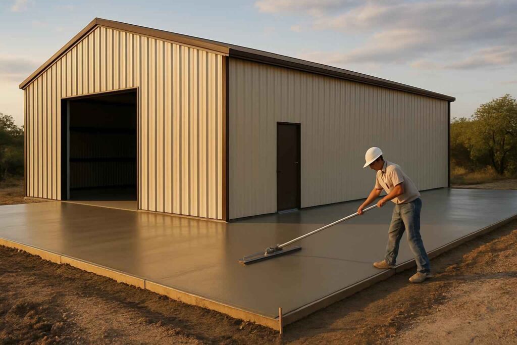 apron slab installation service in horseshoe bay tx