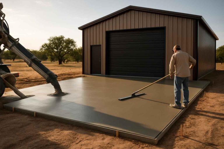 apron slab installation service in pontotoc tx