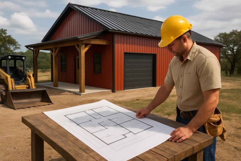 barndominium floor plan service in pontotoc tx