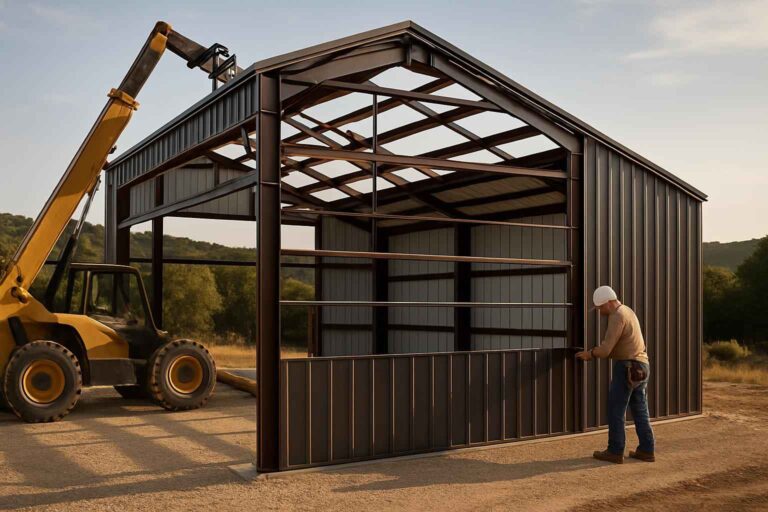 bolt up building erection in pipe creek tx