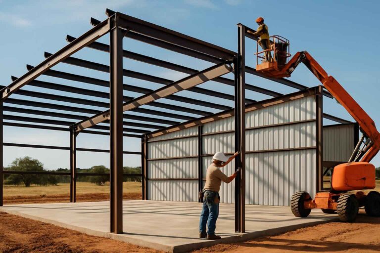 bolt up building erection in pontotoc tx