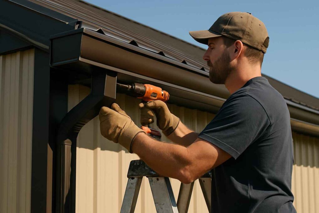 box gutter installer in pipe creek tx