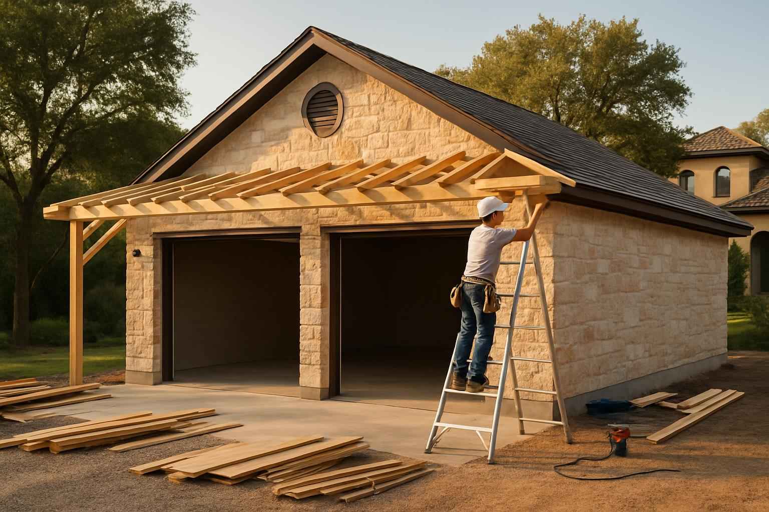 detached garage builder in kingsland tx