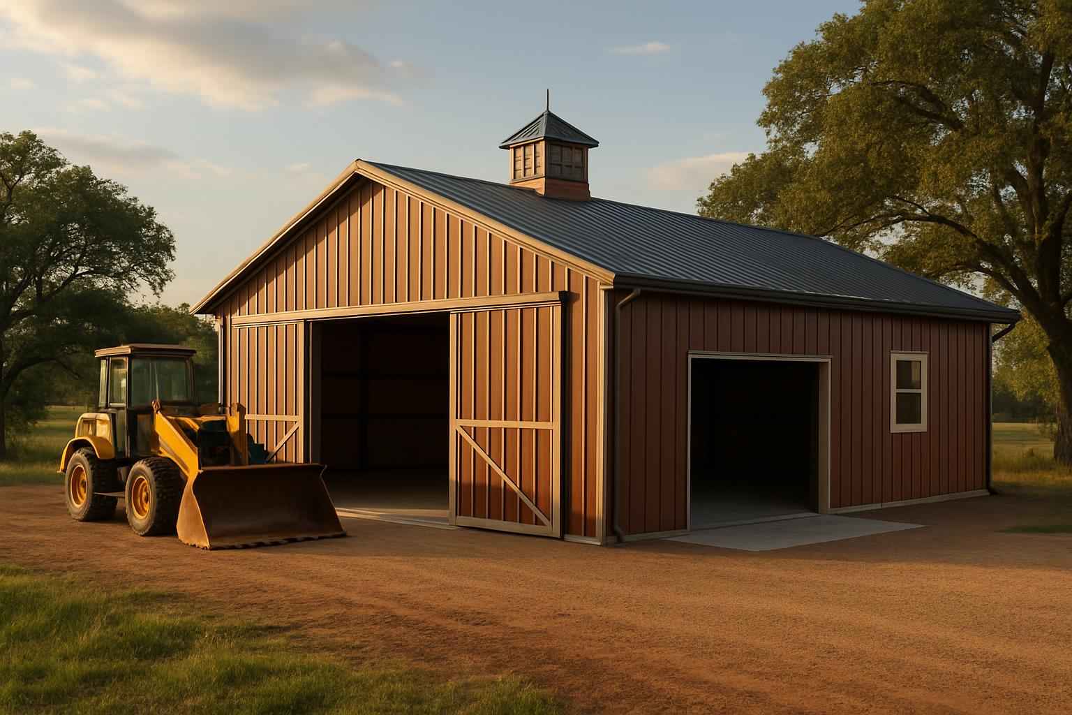 equipment barn builder in kingsland tx