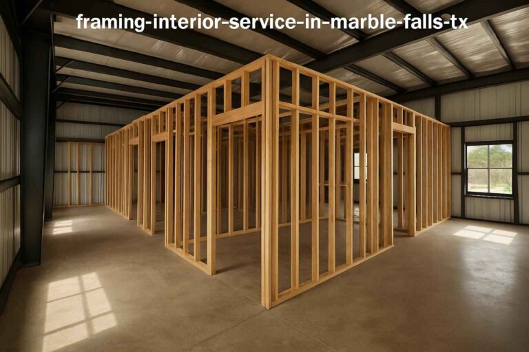 framing interior service in marble falls tx