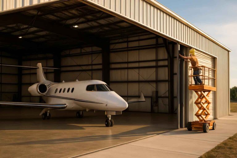 hangar door installer in kingsland tx