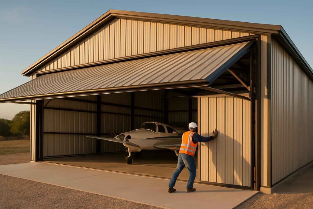 hangar door installer in medina tx