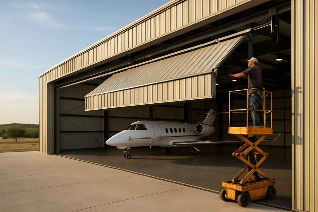 hangar door installer in pontotoc tx
