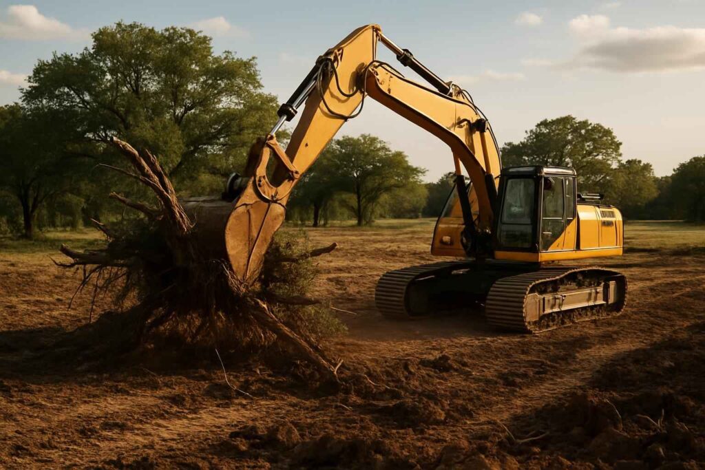 land clearing service in pontotoc tx