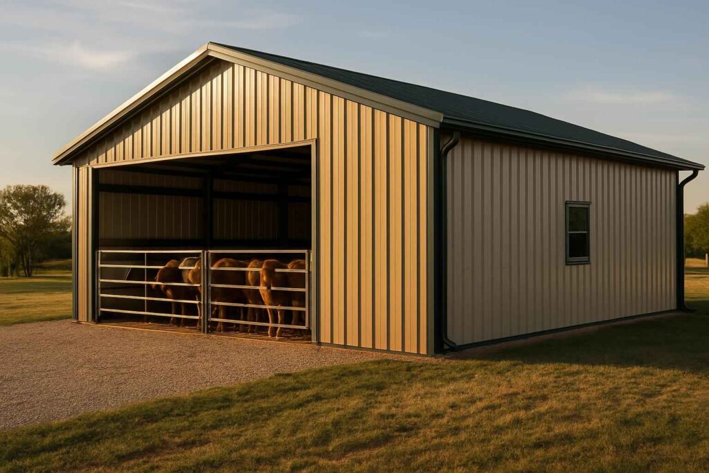 livestock barn builder in kingsland tx