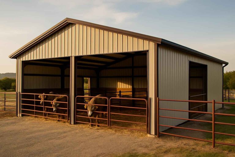 livestock barn builder in marble falls tx