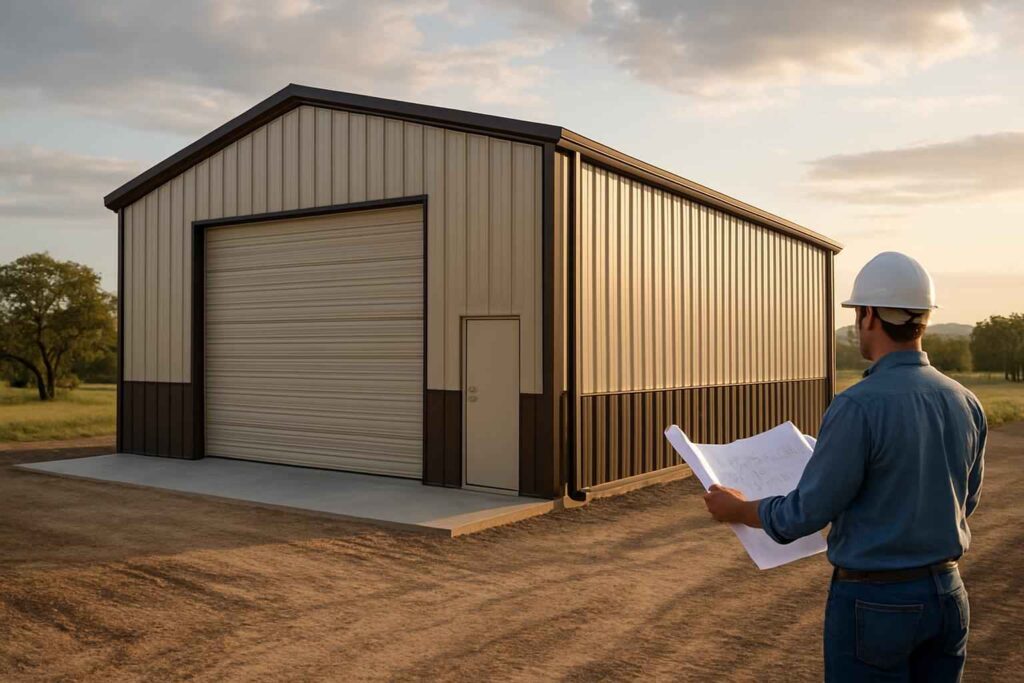 metal building contractor near me in marble falls tx