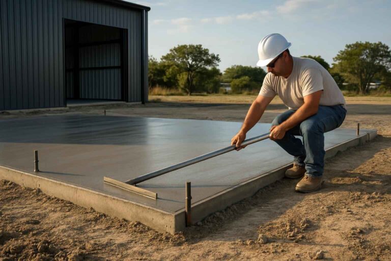 monolithic slab contractor in cottonwood shores tx