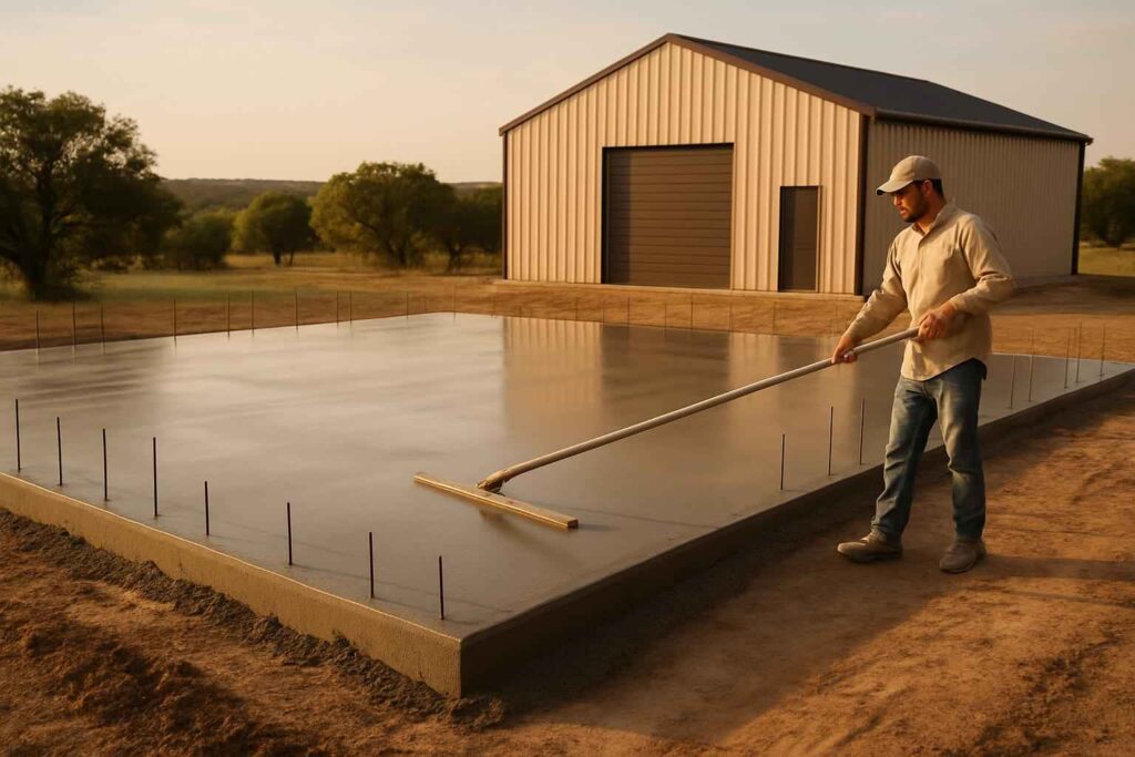 monolithic slab contractor in medina tx
