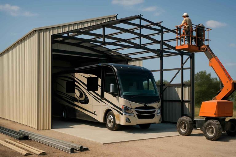 rv bay construction service in kingsland tx
