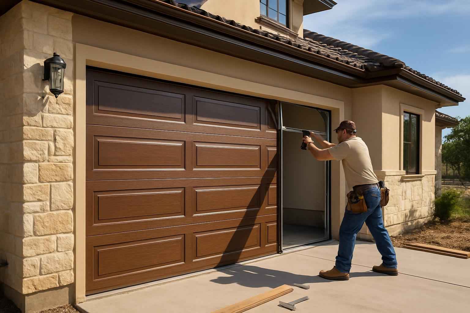 sectional door installer in marble falls tx
