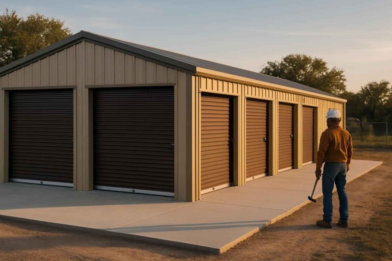 self storage building contractor in mason tx
