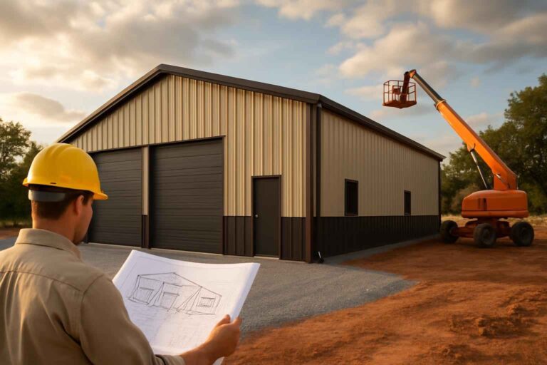 shop building design service in marble falls tx