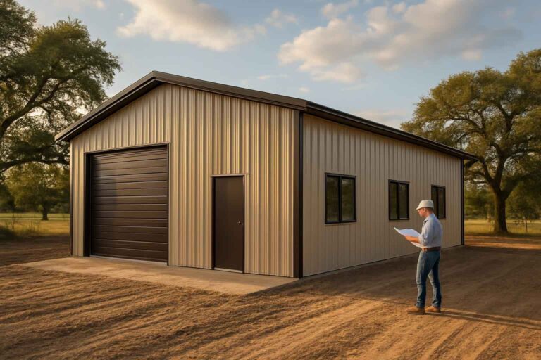 shop building design service in mason tx