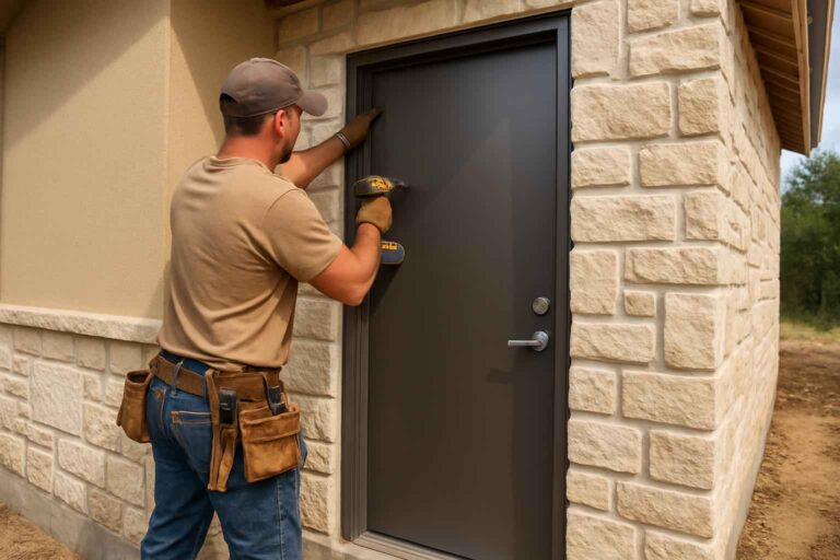 steel walk door installer in cottonwood shores tx