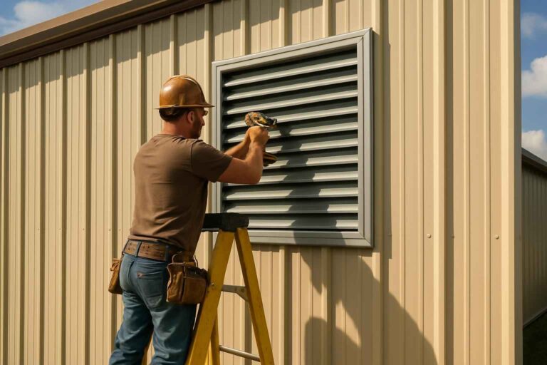 wall louver installer in mason tx