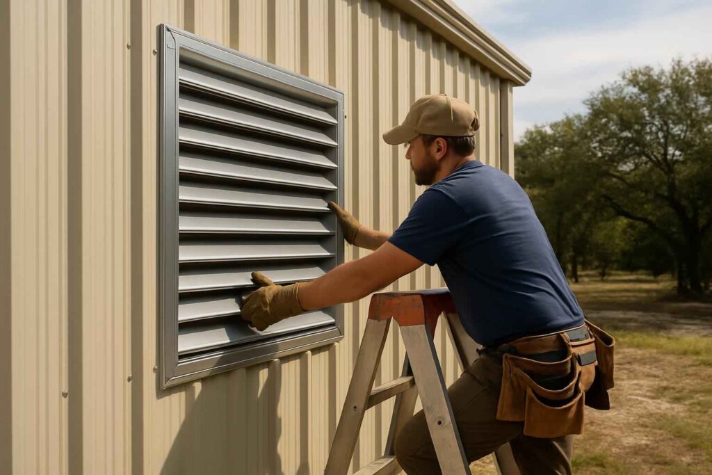 wall louver installer in pipe creek tx