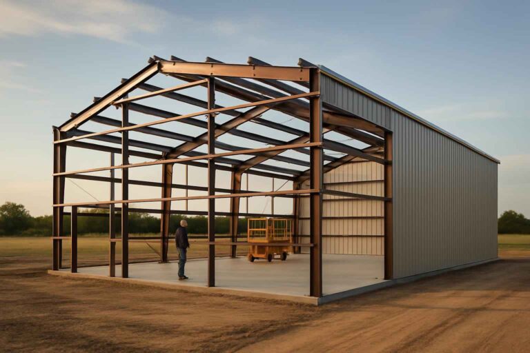 warehouse shell construction in medina tx