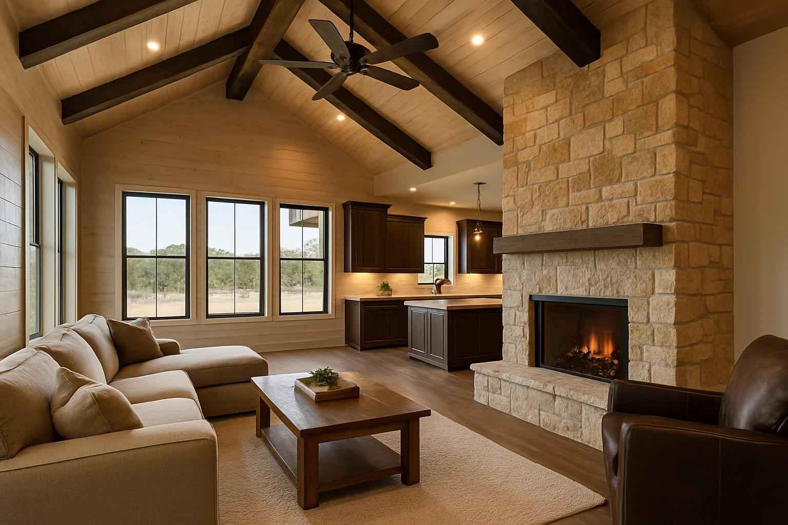 Barndominium Interior Build Out In Burnet TX