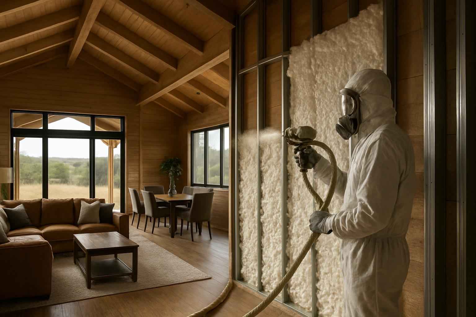 Barndominium Spray Foam Service In Burnet TX