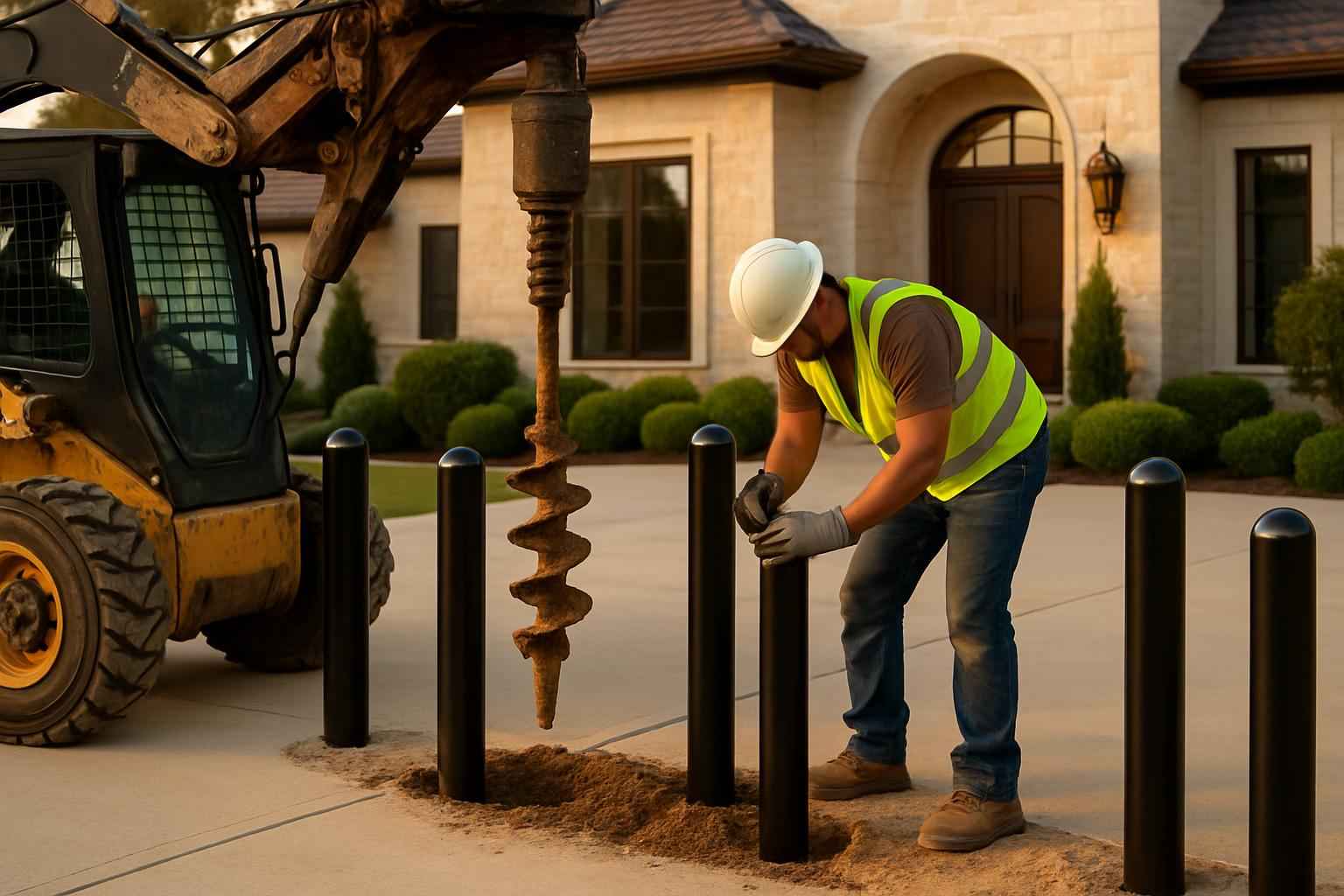 Bollard Installation Service in Fischer TX