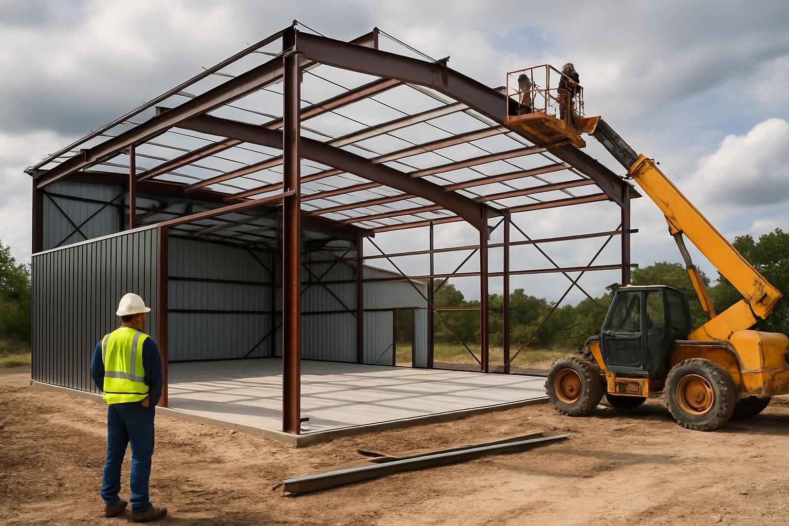 Bolt Up Building Erection In Fischer TX