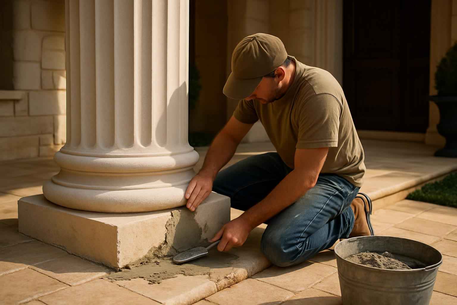 Column Base Repair Service in Fischer TX