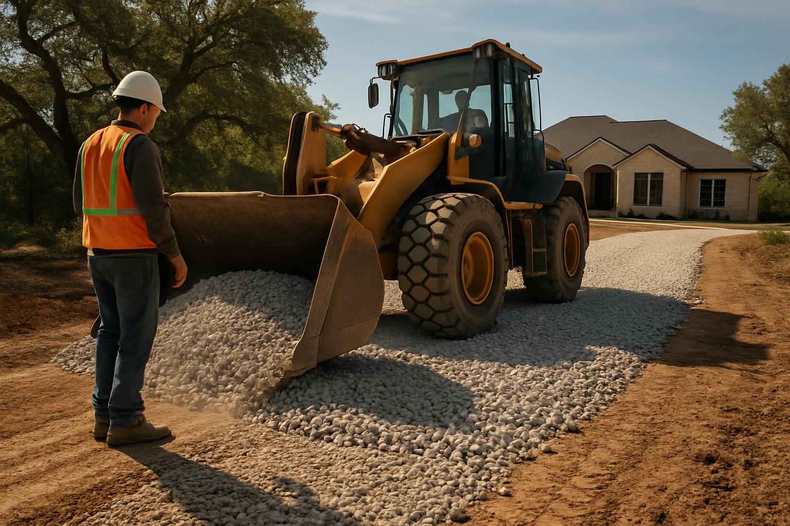 Construction Entrance Installation In Burnet TX