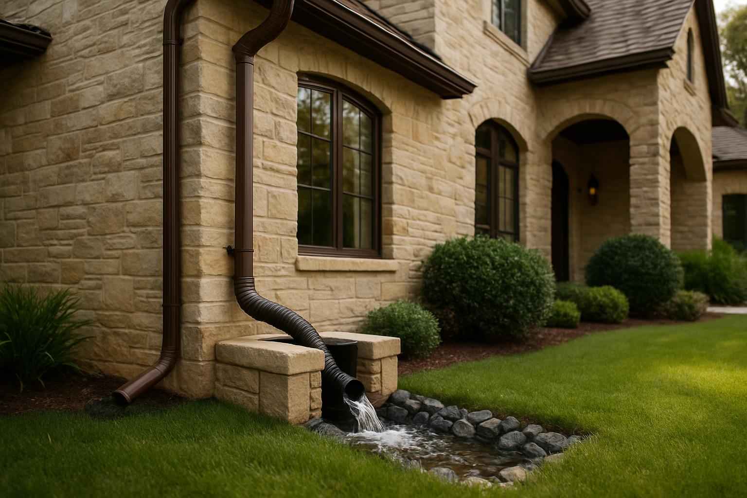 Gutter Outfall Drainage Service In Burnet TX