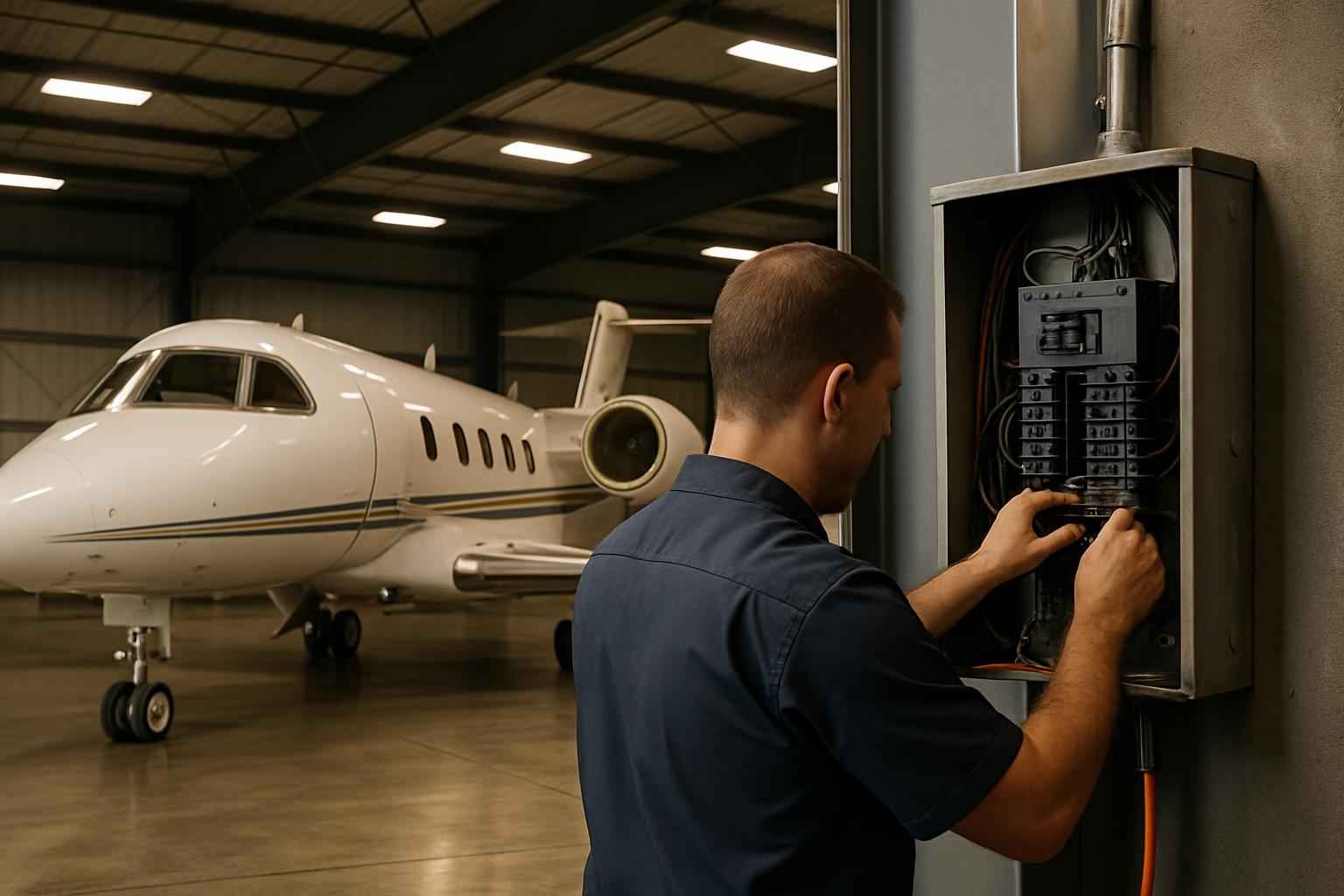 Hangar Electrical Service In Burnet TX
