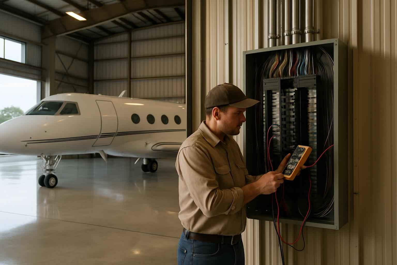 Hangar Electrical Service In Fischer TX