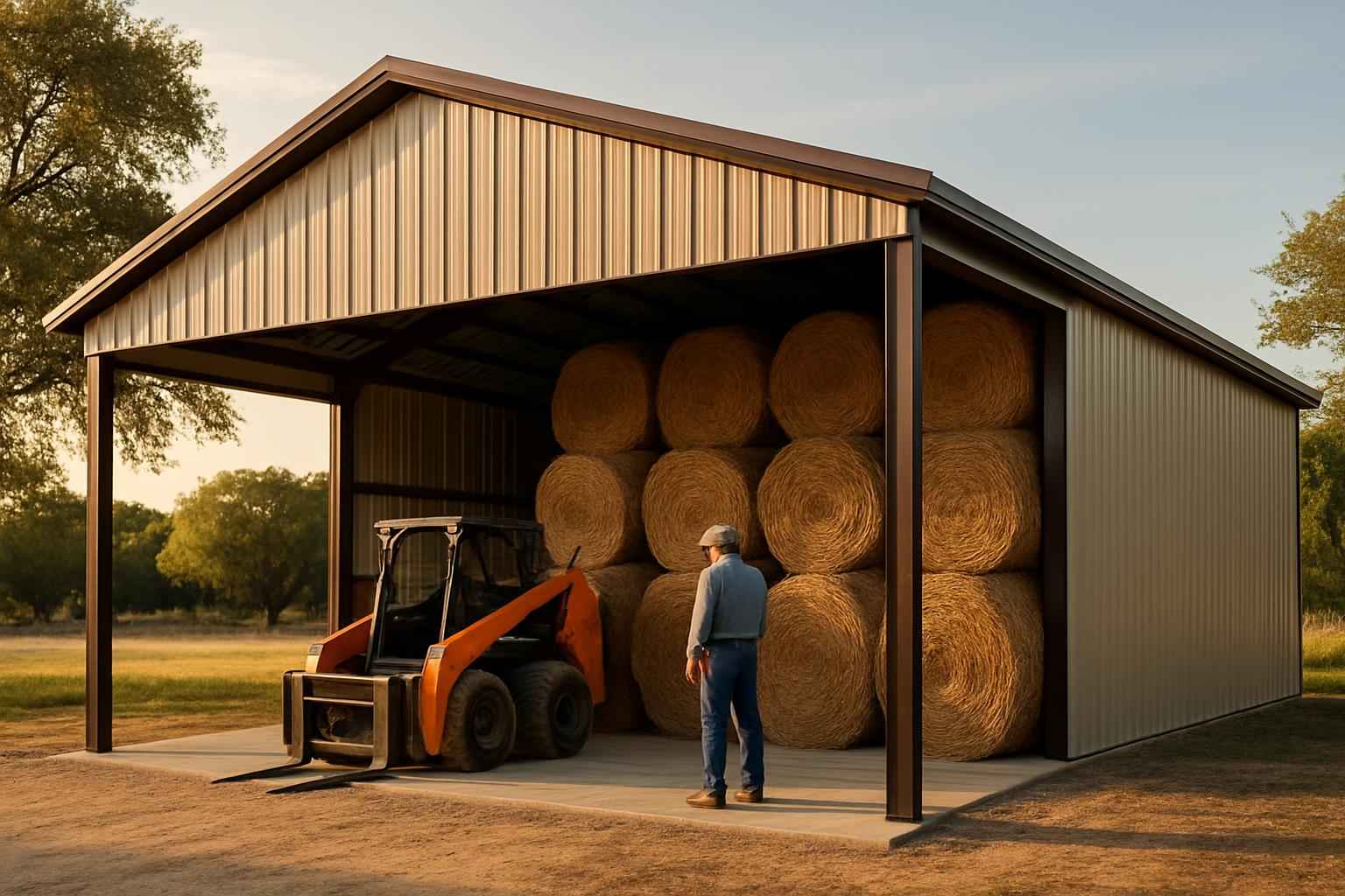 Hay Storage Building Contractor In Fischer TX