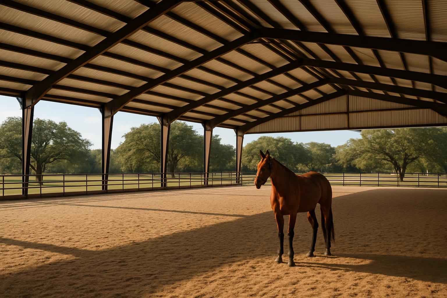 Horse Arena Cover Installer In Burnet TX