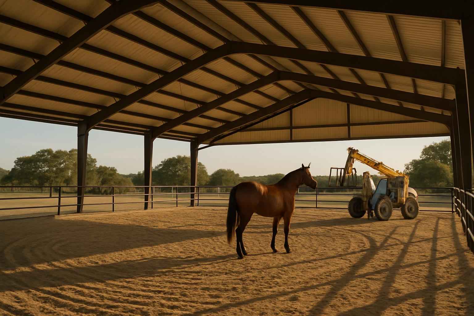 Horse Arena Cover Installer In Fischer TX