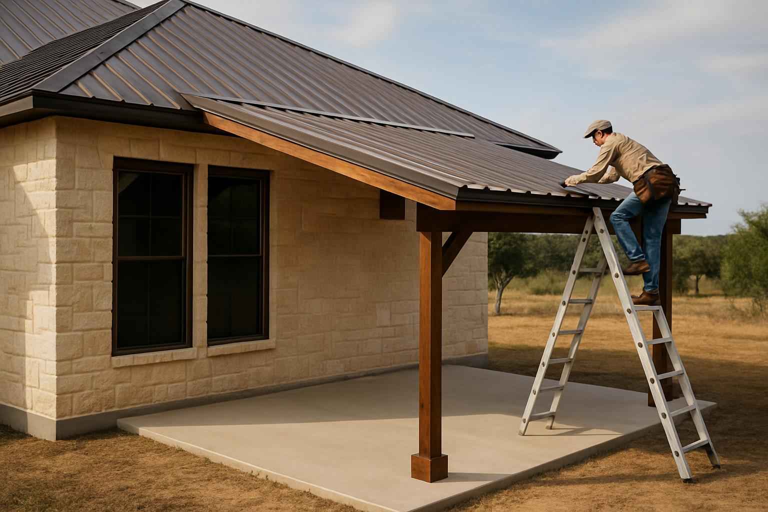 Lean To Roof Tie In Service In Fischer TX