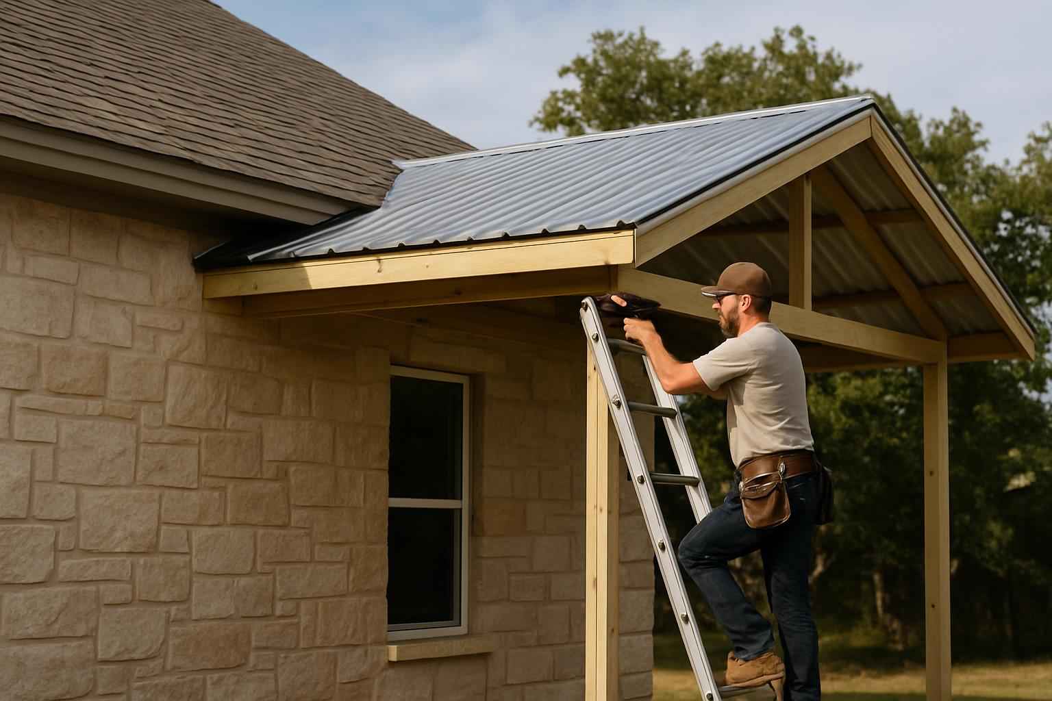 Lean To Roof Tie In Service in Burnet TX